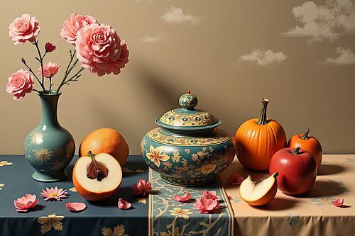 Nature morte à la terrine chinoise