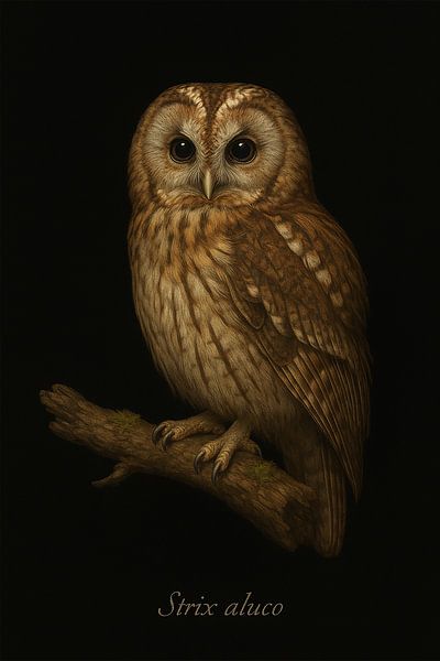 Tawny owl - Strix aluco by Bert Quaedvlieg
