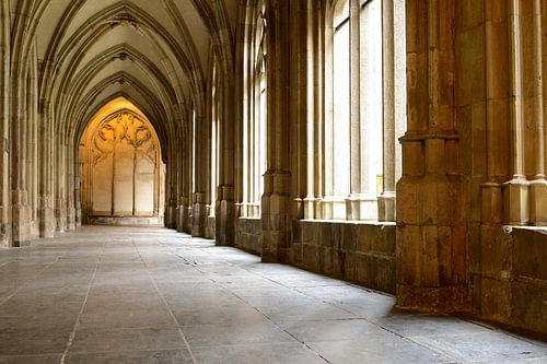 Le cloître au sud du chœur de la cathédrale d'Utrecht