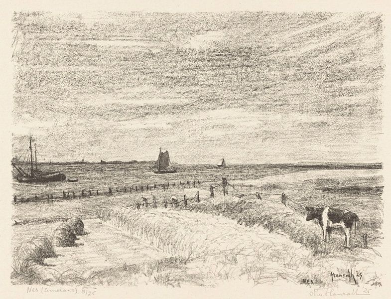 Nes (Ameland), Otto Hanrath, 1925 by Atelier Liesjes