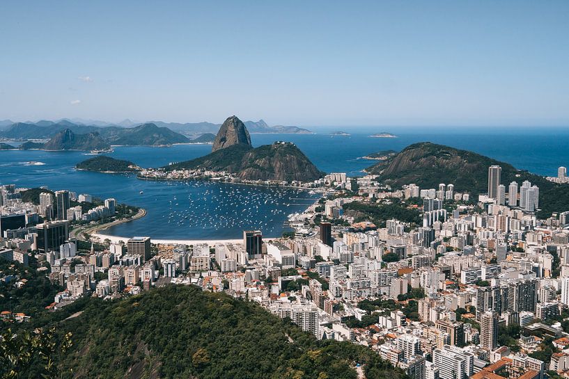 Ausblicke über Rio de Janeiro, Strände, Berge und den Zuckerhut von Michiel Dros