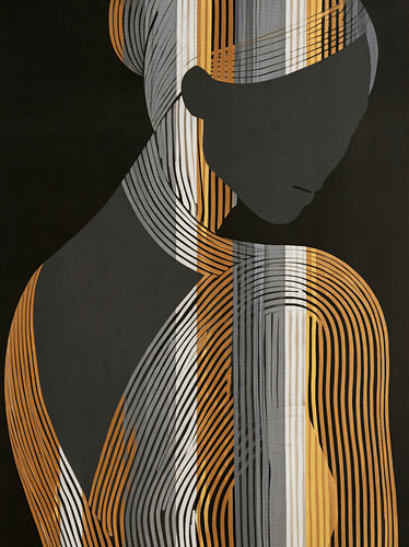 Elegante Linien in der Silhouette
