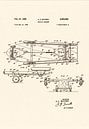 SKATEBOARD PATENT 1962 par Jaap Ros Aperçu