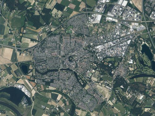 Luchtfoto van Wijchen