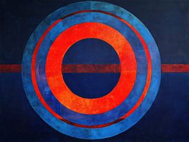 Hotel Red Circle by Eye catching paintings