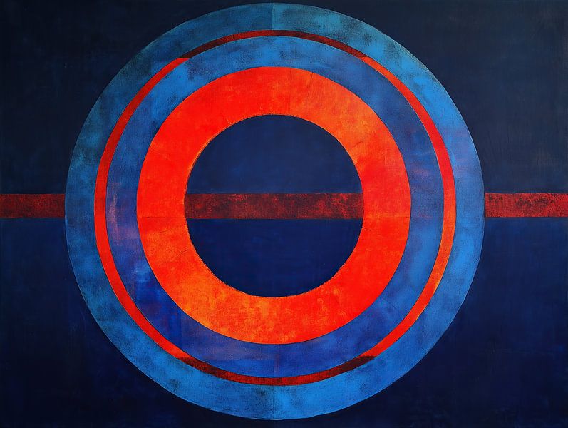 Hotel Red Circle by Eye catching paintings