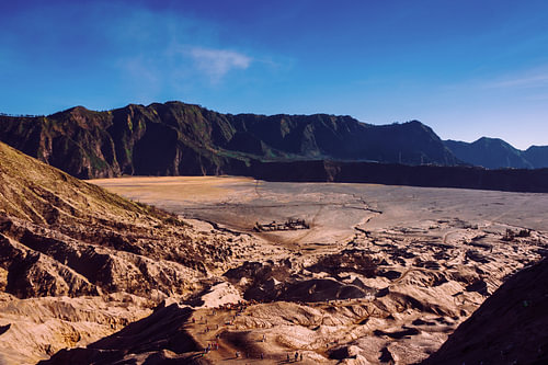 Der Kraterrand des Bromo
