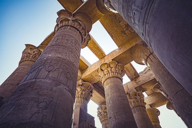 Les temples d'Égypte 19 par FotoDennis.com | Werk op de Muur