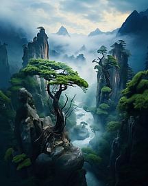Atemberaubende Landschaft in China