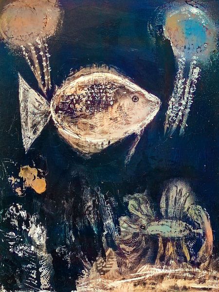 The fish and the lobster von Gabi Hampe