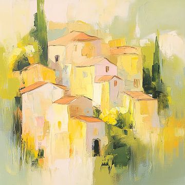 Italiaans berg dorpje van Lauri Creates