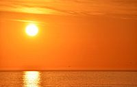 a beautiful sunset at Blouberg beach