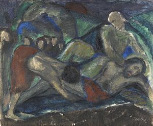 Grablegung, JOSEF EBERZ, 1914