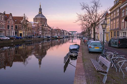 Zicht op de Marekerk, Leiden