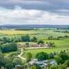 Luchtfoto van het Miljoenenlijntje in Zuid-Limburg van John Kreukniet