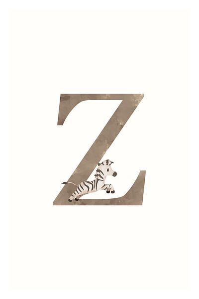 Alphabet Z by Walljar