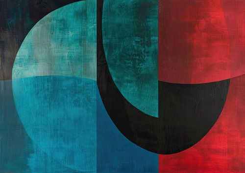 Œuvre d'art moderne abstraite