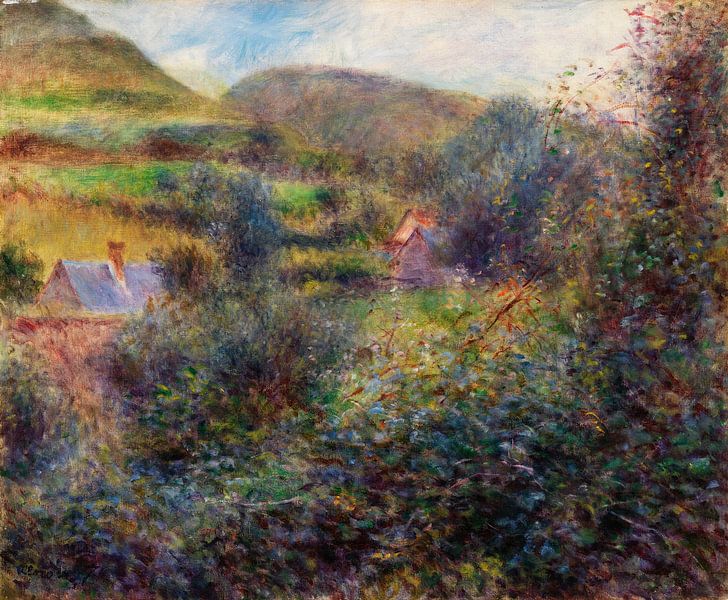 Renoir, omgeving van Berneval (1879) van Atelier Liesjes