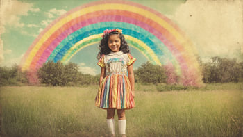 Neon Dreams and Rainbow Hues: Digital Surrealism