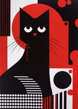 De abstracte kat van Andreas Magnusson