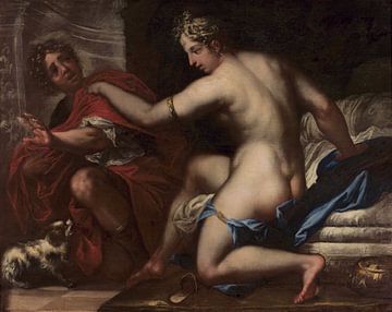 Pietro Liberi, Joseph et la femme de Potiphar, 1600 sur Atelier Liesjes