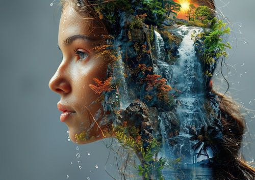 Natuur Silhouette 990 | Collage | Modern