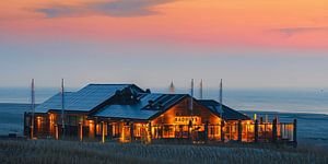 Pavillon de plage 't Badhuys sur Vlieland sur Henk Meijer Photography