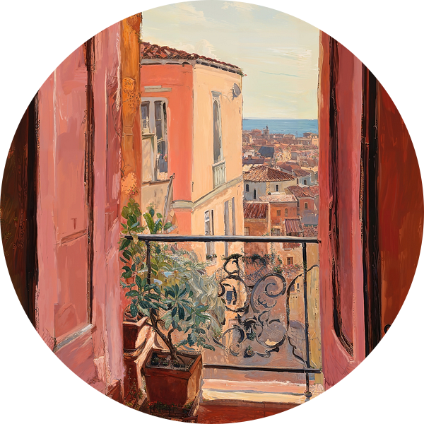 Matisse inspireert open raam fauvist van Niklas Maximilian