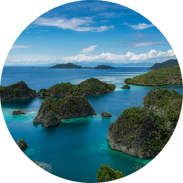 Andere kant van de Piaynemo eilanden