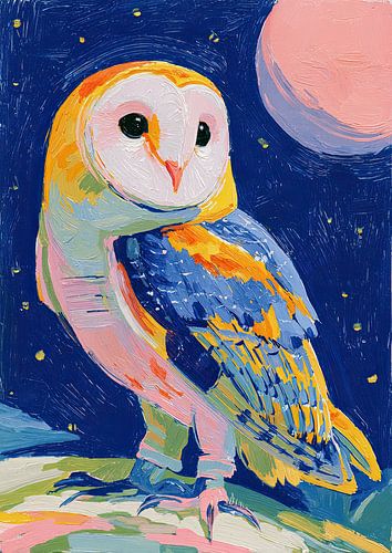 Nachtvlucht: uil in volle glorie