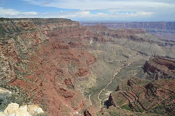 Formations rocheuses dans le Grand Canyon, Arizona sur Bernard van Zwol