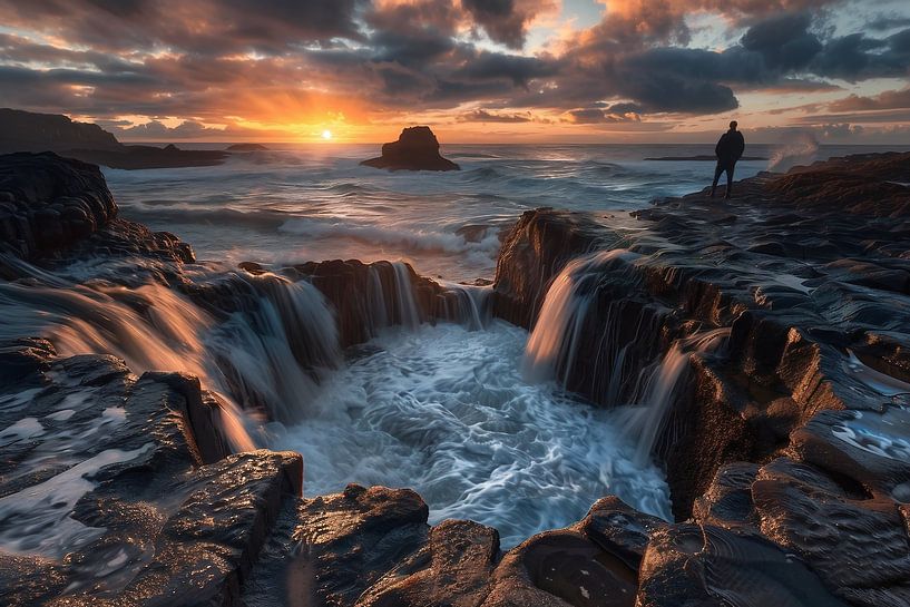 Magischer Naturmoment von fernlichtsicht
