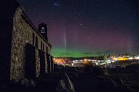 Aurora in Lake Tekapo von Lorenzo Visser Miniaturansicht