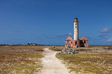 Old Lighthouse on Klein Curacao by Janny Beimers