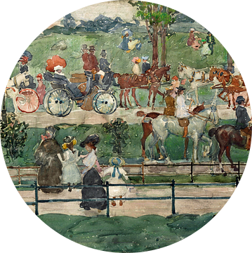 Maurice Prendergast, Central Park - 1900 van Atelier Liesjes