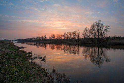 Zicht op Oostvaardersveld Lelystad (Lage Vaart)