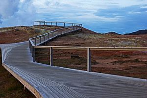 Islande, Chemin vers la zone géothermique