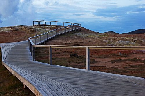 IJsland, Pad naar geothermisch gebied