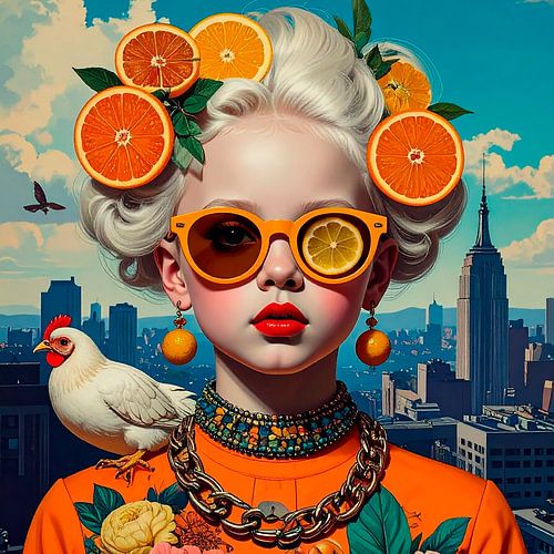 Orange and lemon...