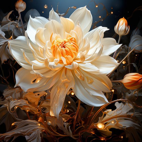 Flowering of beauty. by AVC Art Studio