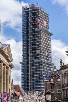 De reconstructie van de Dom toren, utrecht, nederland. van zeilstrafotografie.nl