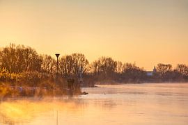 IJssel, zonsopkomst von Evert Jan Kip