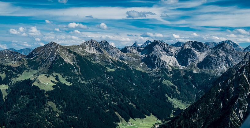 Bergtoppen Oostenrijkse alpen van Ineke Huizing