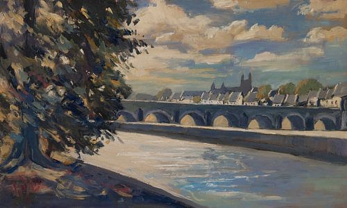 Maastricht, gezien vanuit Wyck