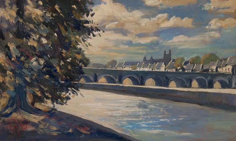 Maastricht, seen from Wyck by Nop Briex