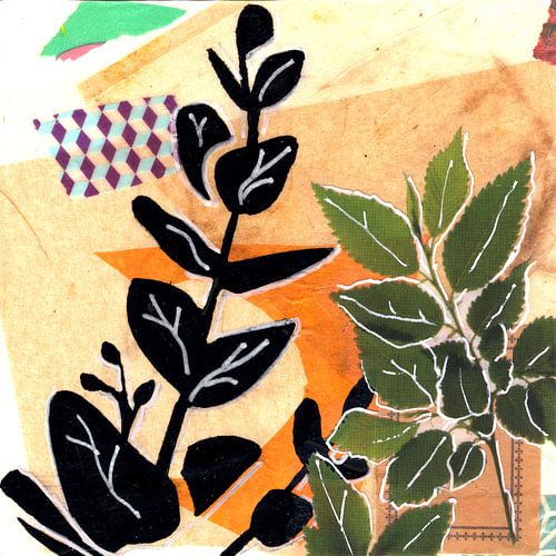 artistieke achtergrond collage