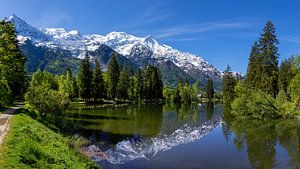 Panorama Chamonix-Mont-Blanc, Frankreich