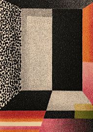 Composition géométrique colorée sur Niklas Maximilian