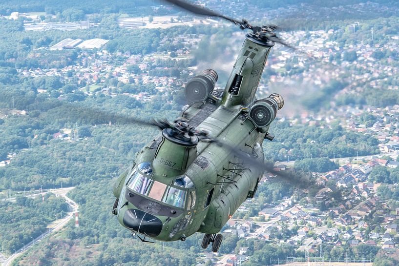 CH-47 Chinook of the Royal Air Force. by Jaap van den Berg