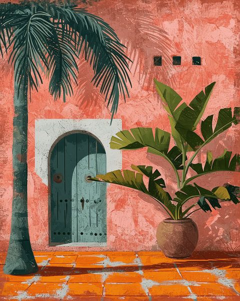 Buntes Marrakesch, Illustration von Studio Allee
